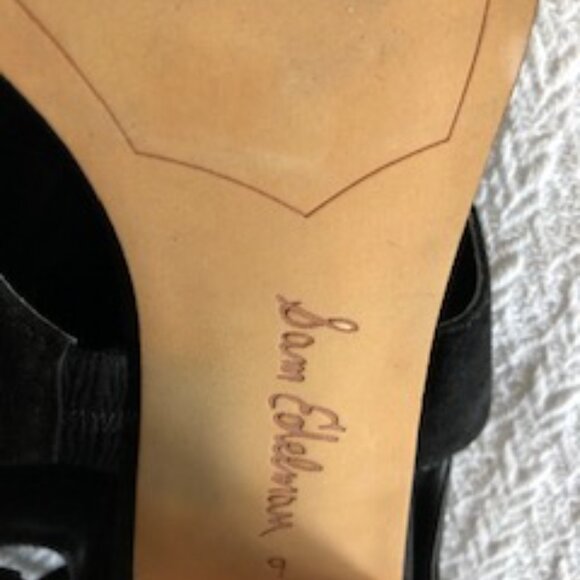 Sam Edelman Elaine - black suede fringed sandals - size 8.5 - Picture 9 of 9